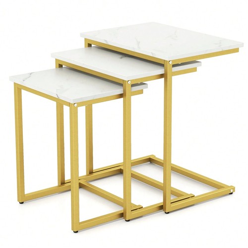 Piece nesting side table set - nesting,