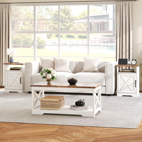 Piece farmhouse table - table, set