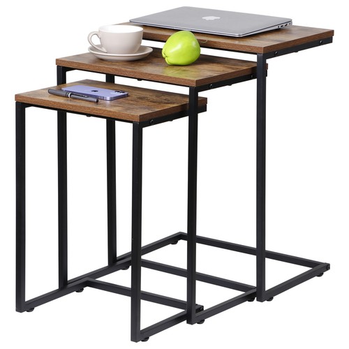 Nesting coffee tables set - nesting,